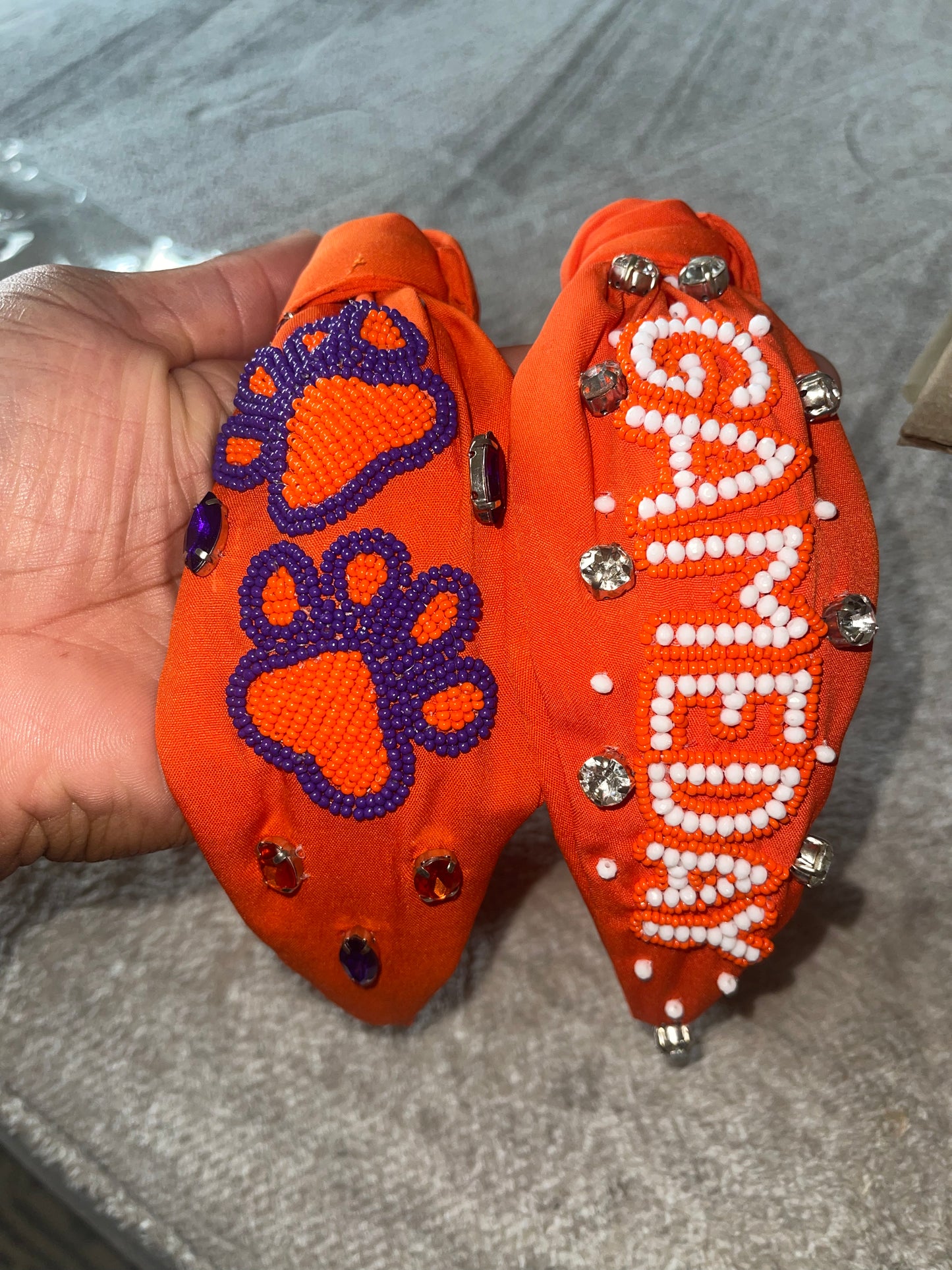 Clemson Paw Headband