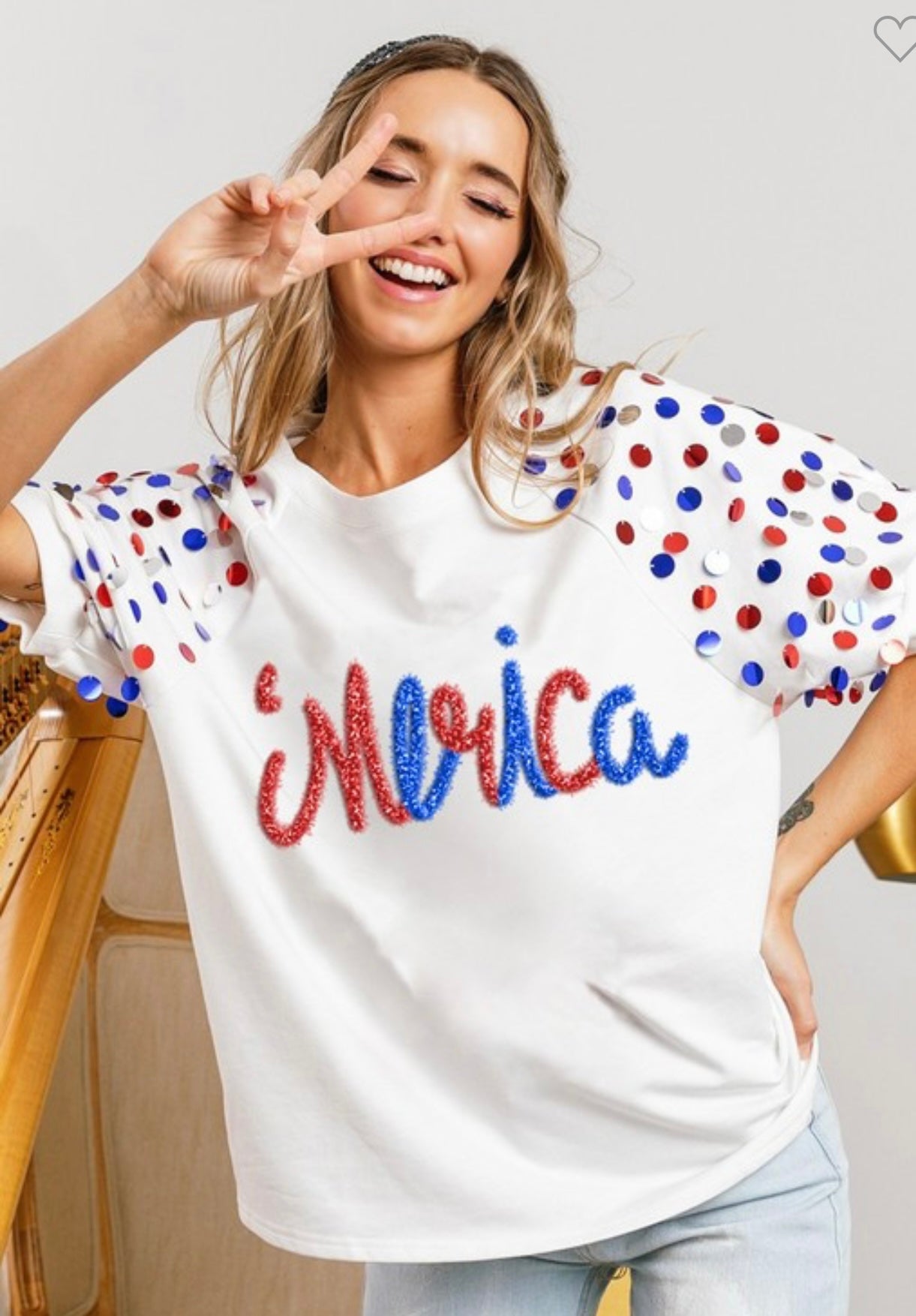 Merica Puff sleeve