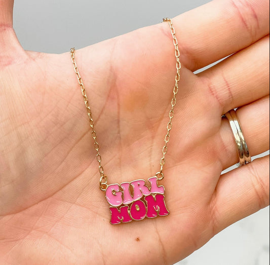 Girl Mom necklace